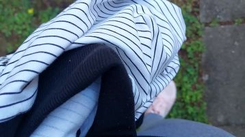 In A Public Park, Your Stepsister Can't Help Herself And Completely Pisses Her Pants, Making Her Leggings Wet